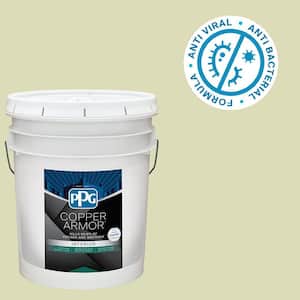 5 gal. PPG1119-3 Beach Grass Eggshell Antiviral and Antibacterial Interior Paint with Primer
