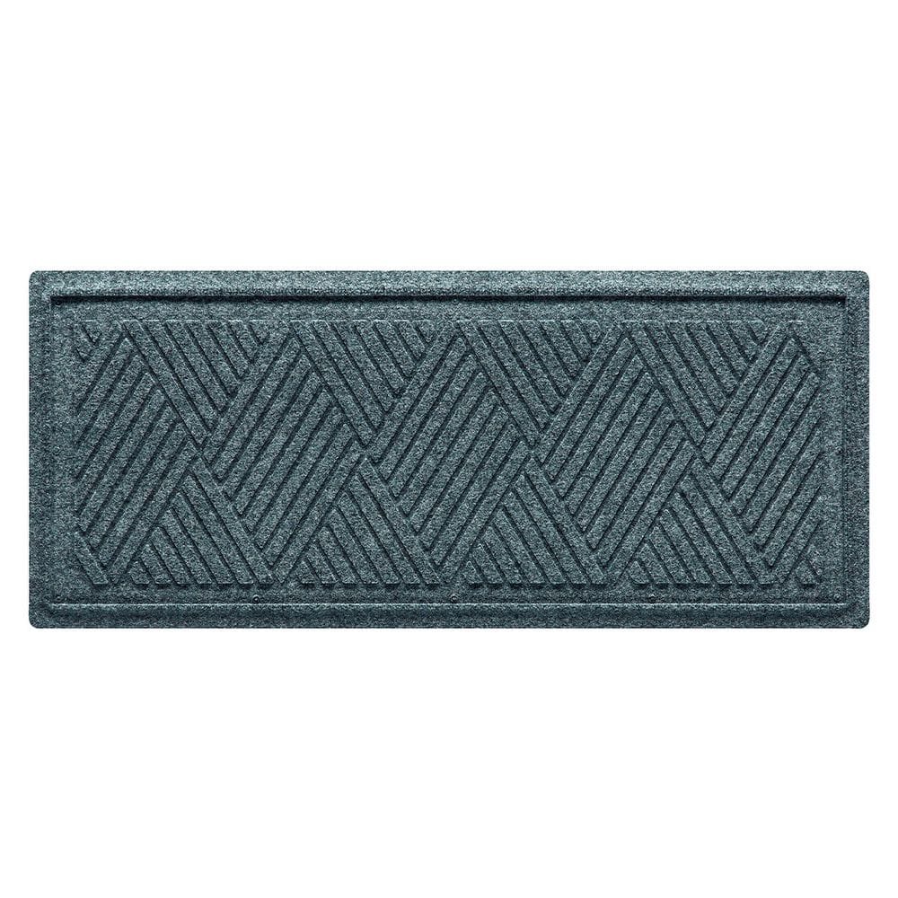 Waterhog Diamonds 15 in. x 36 in. PET Polyester Indoor Outdoor Boot Tray Bluestone price history on PriceWatchPro