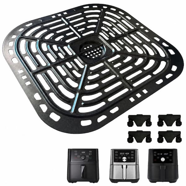 7.3 x 7.3 in Non-Stick Air Fryer Grill Crisper Plate for Instant Pot Vortex Plus 6 Qt and 5.7 Qt Air Fryers