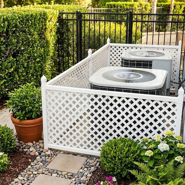 SnapFence Quick Assembly, White PVC Modular Surface-Mount Fence