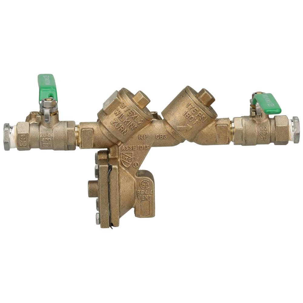 Wilkins 3/8 in. Reduced Pressure Principle Backflow Preventer 38-975XL2  The Home Depot