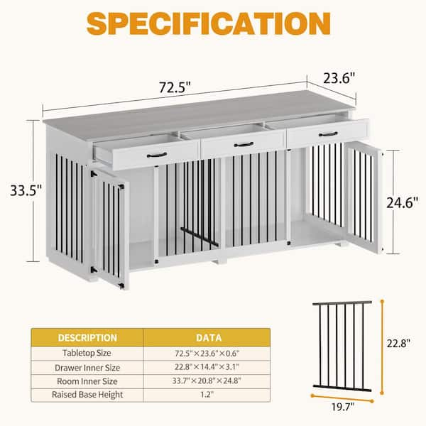 Double Large Dog Crate Plans