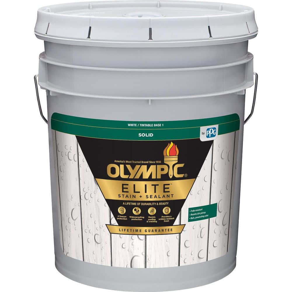 Olympic Elite 8 oz. SC-1085 Waterhouse Solid Advanced Exterior Wood ...