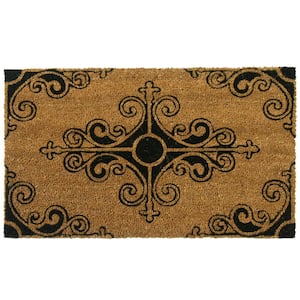 Traditional Fleur de Lis 18 in. x 30 in. French Mat