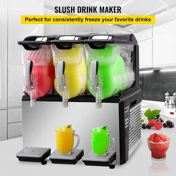 Commercial Frozen Drink Equipment Automatic Slush Machine Snow Melting  Machine Smoothie Frozen Drink Maker Juice Machine