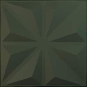19 5/8 in. x 19 5/8 in. Bailey EnduraWall Decorative 3D Wall Panel, Satin Hunt Club Green (Covers 2.67 Sq. Ft.)