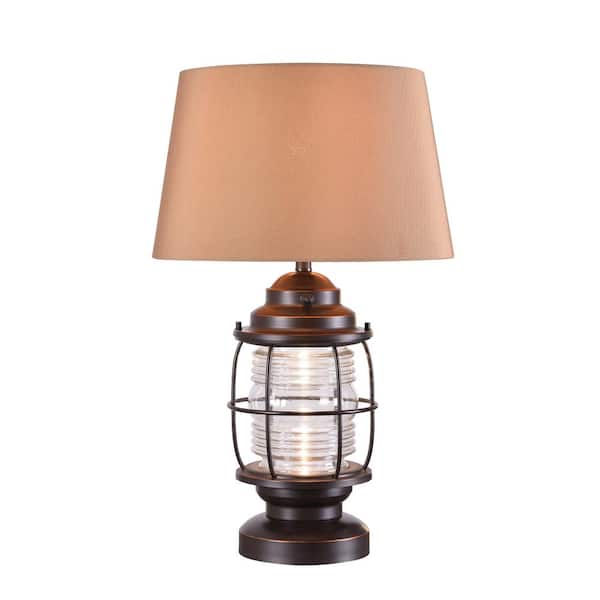 Oil Rubbed Bronze Outdoor Table Lamp, Table Oil Lamp Outdoor