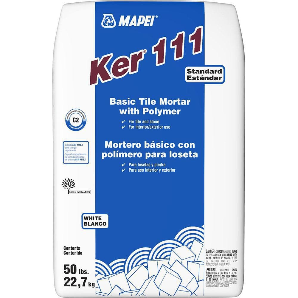 Mapei Ker111 50 lb. White Mortar with Polymer 7489123PP The Home Depot