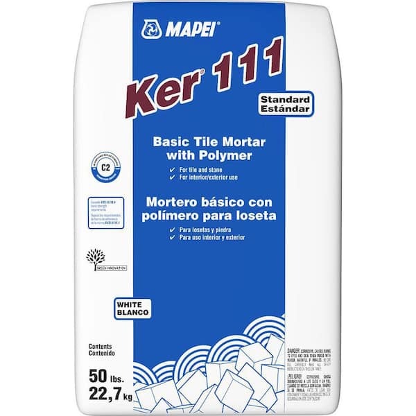 MAPEI White Tile Mortar (5-Gallon (s) at