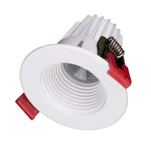 DRD 2 in. Round 2700K Remodel IC-Rated Canless Recessed Integrated LED Downlight Kit