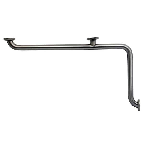 MUSTEE CareGiver 34 in. x 1-1/2 in. Stainless-Steel Concealed-Screw Grab Bar