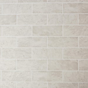 Natural Tile Cream Removable Wallpaper Sample