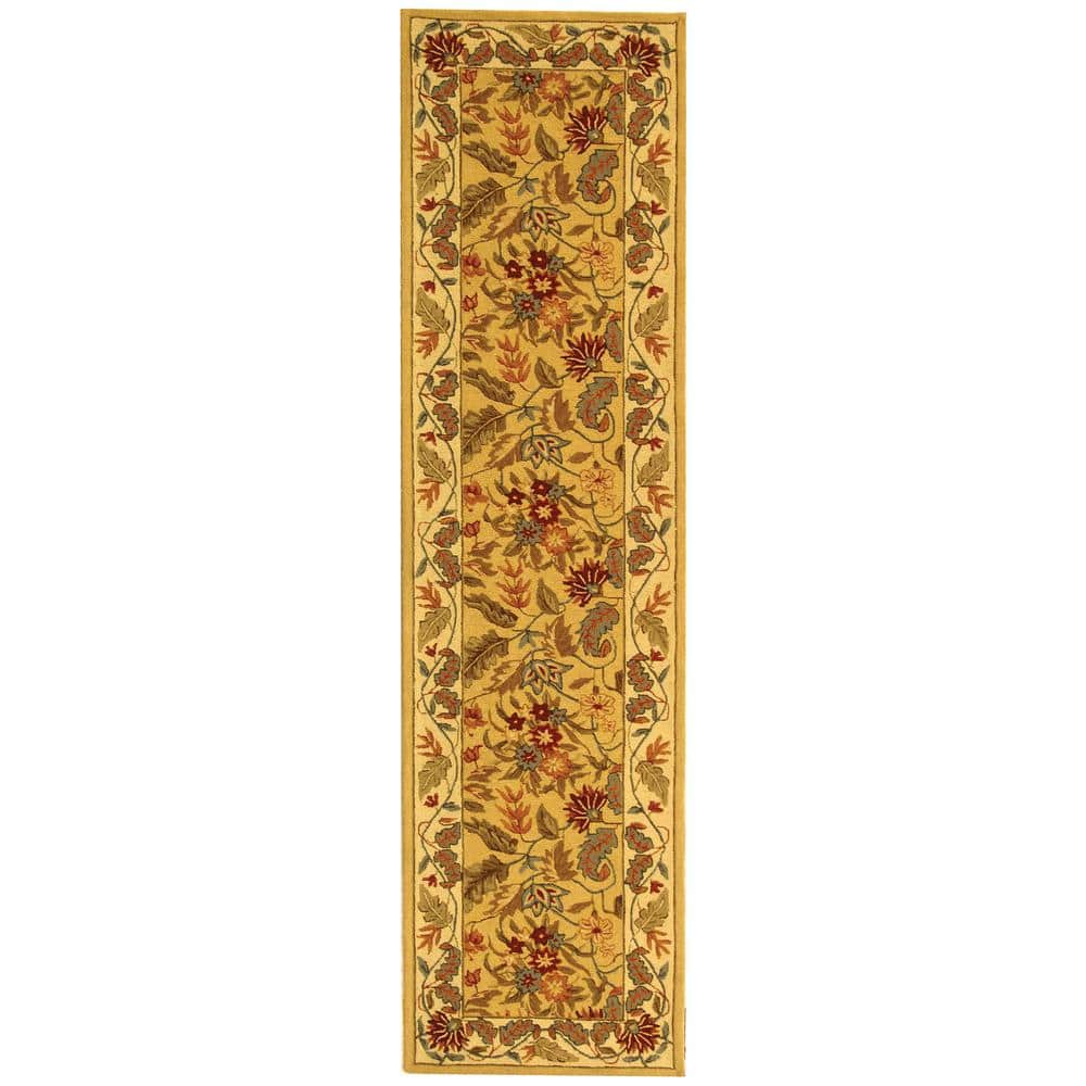 SAFAVIEH Chelsea Ivory 3 ft. x 20 ft. Border Runner Rug HK141A-220 ...