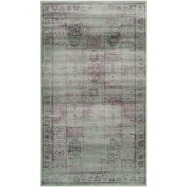 SAFAVIEH Vintage Amethyst 4 ft. x 6 ft. Area Rug