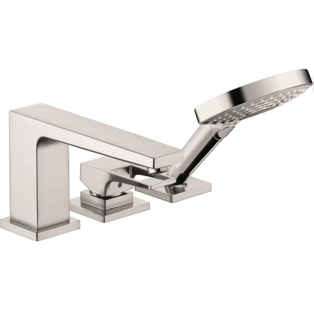 Hansgrohe Metropol 2Handle Deck Mount Roman Tub Faucet with Hand