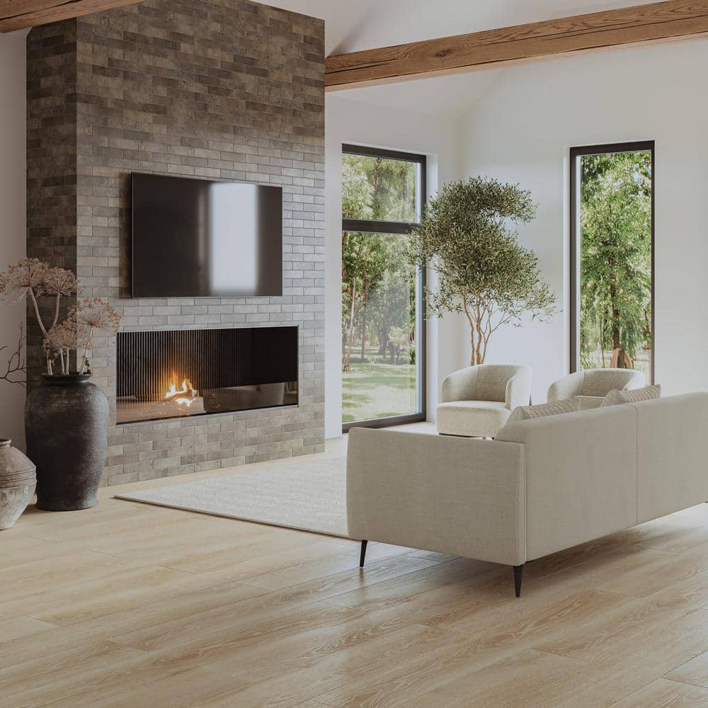 Montana Rock Creed Matte Porcelain Brick Look Wall & Floor Tile