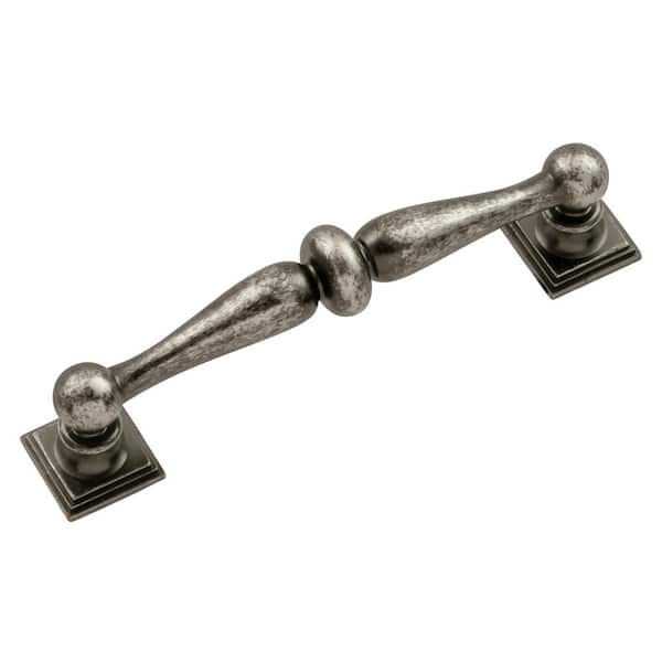 Somerset Collection 3 in. (96 mm) Center-to-Center Black Nickel Vibed Cabinet Door and Drawer Pull