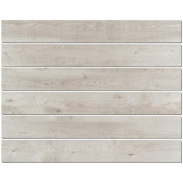 Take Home Sample - Lexington 28 mil Misty Sky 6 in. x 12 in. Click Lock Luxury Vinyl Plank Flooring