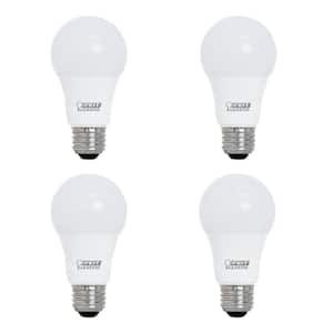 40-Watt Equivalent A19 Dimmable CEC ENERGY STAR 90+ CRI Indoor LED Light Bulb, Daylight (4-Pack)