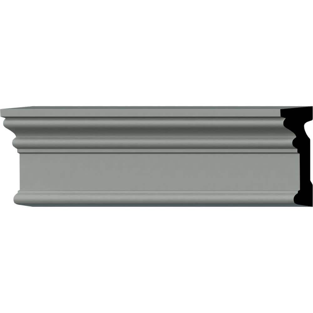 Gray Primed Polyurethane Panel Moulding Sample