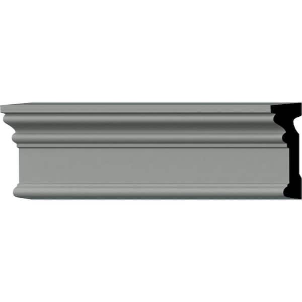 Ekena Millwork SAMPLE - 1-1/8 in. x 12 in. x 3-1/2 in. Polyurethane Bedford Panel Moulding
