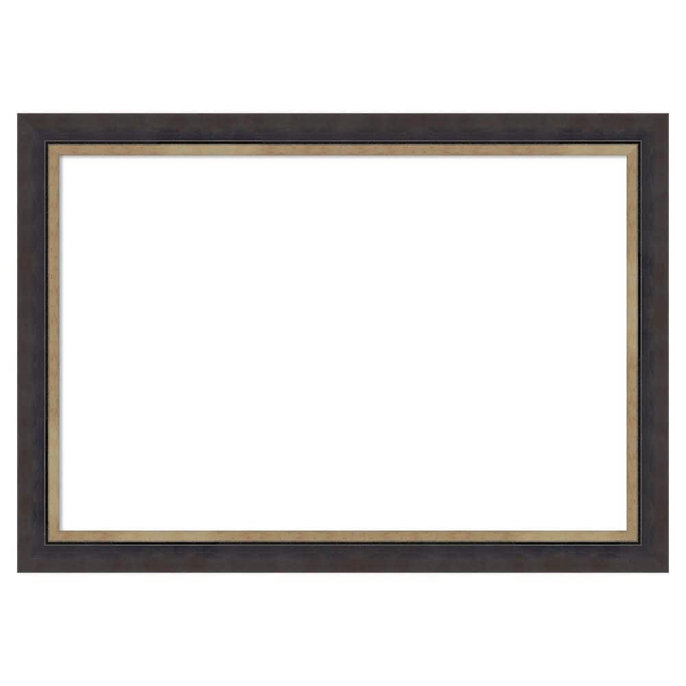 Hammered Charcoal Tan 41 in. x 29 in. Wood Framed Dry Erase Magnetic Memo Board price history on PriceWatchPro
