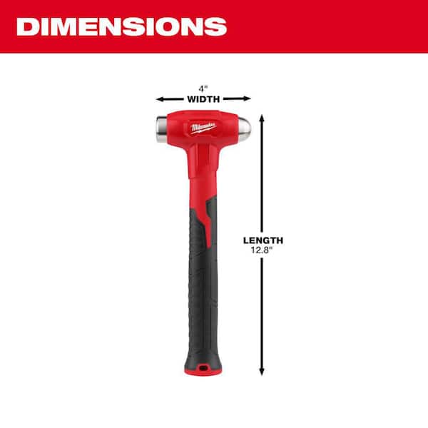 Milwaukee Dead Blow Ball Peen Hammer Set (2-Piece) 48-22 Milwaukee Dead Blow Ball Peen Hammer Set (2-Piece) 48-22