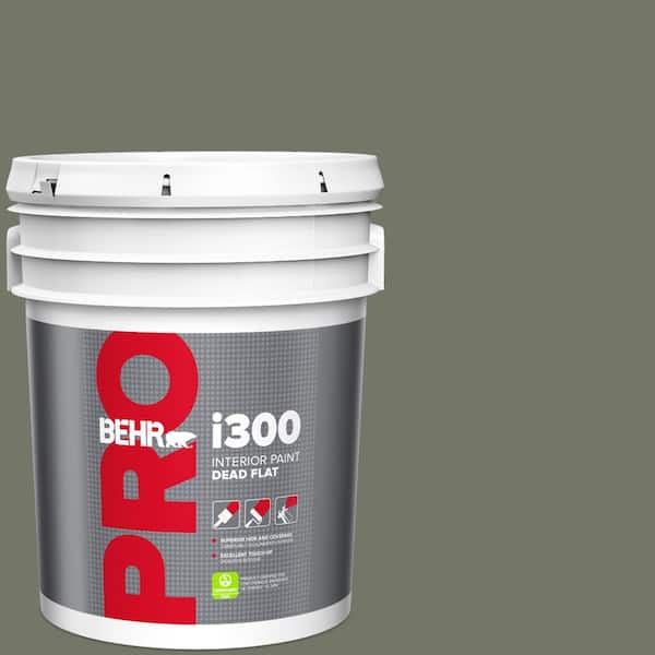 BEHR PRO 5 gal. #HDC-AC-20 Halls of Ivy Dead Flat Interior Paint