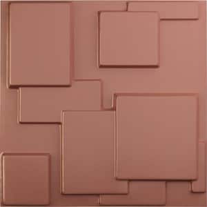 19-5/8"W x 19-5/8"H Gomez EnduraWall Decorative 3D Wall Panel, Champagne Pink (Covers 2.67 Sq.Ft.)