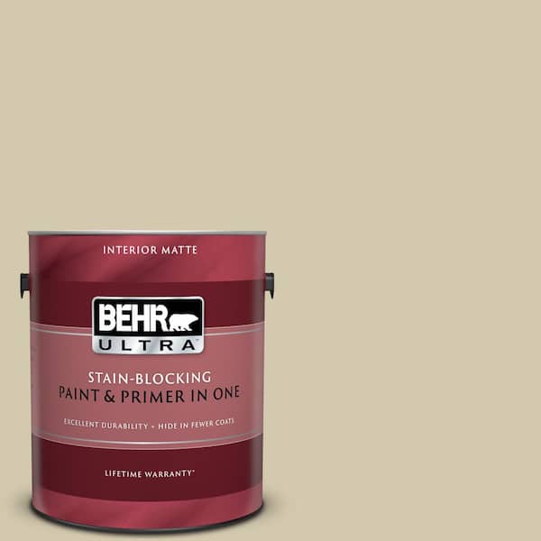 BEHR ULTRA 1 gal. #UL180-9 Prairie House Matte Interior Paint and Primer in One