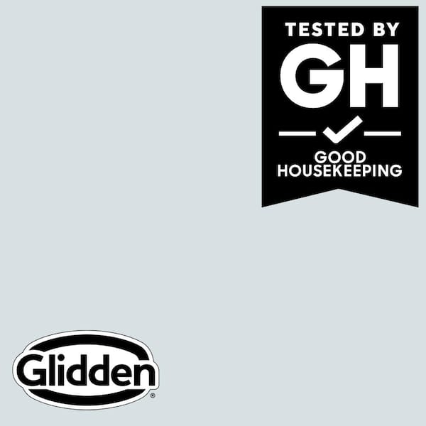 Glidden Premium 1 qt. PPG1153-3 Blue Smoke Satin Interior Latex Paint