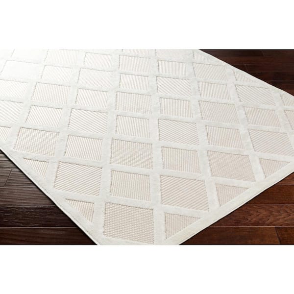 San Diego Tan 7 ft. x 9 ft. Indoor/Outdoor Area Rug
