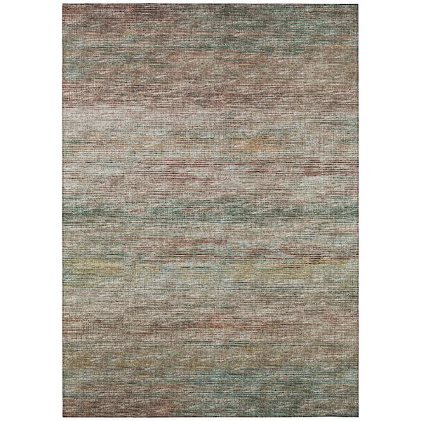 Addison Rugs Marston Multi 5 ft. x 7 ft. 6 in. Geometric Indoor/Outdoor Area Rug
