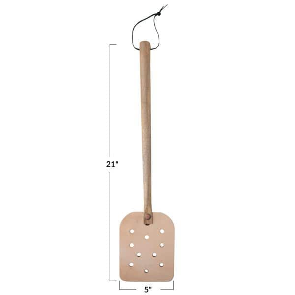 Storied Home Buffalo Fly Swatter Wood Handle DF7387 - The Home