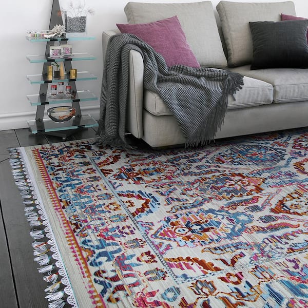 Evolution Baluch Ivory 8 ft. x 11 ft. Area Rug