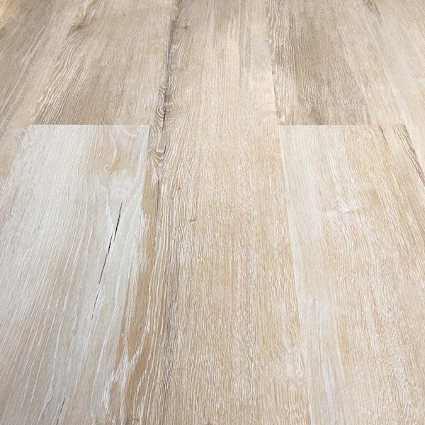 HYDROSTOP Sardinia Island 20 MIL x 7.1 in. W x 48 in. L Waterproof Click Luxury Vinyl Plank Flooring (23.64 sq.ft./case)