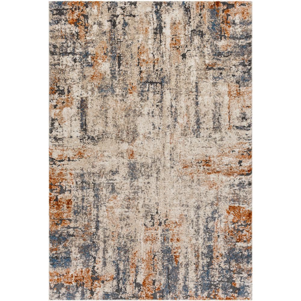 Isabelle Multicolor 4 ft. x 6 ft. Abstract Indoor Area Rug price history on PriceWatchPro