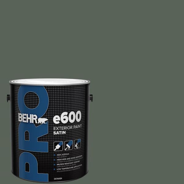 BEHR PRO 1 gal. #ECC-21-3 Imperial Palm Satin Exterior Paint