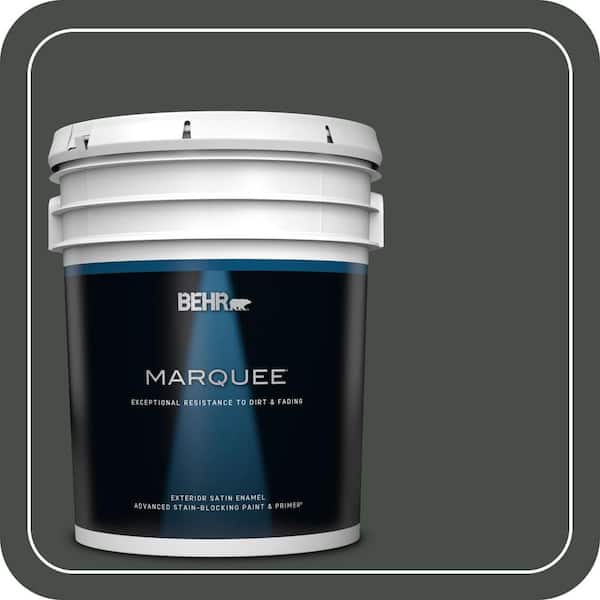 BEHR MARQUEE 5 gal. #PPF-55 Forest Floor Satin Enamel Exterior Paint & Primer
