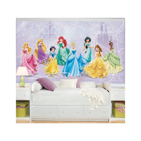 RoomMates 18 in. x 2.5 in. Disney Princess Royal Debut Wall Mural