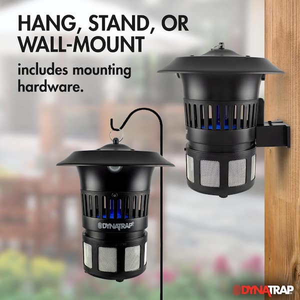 1/2-Acre Mosquito and Insect Trap with Optional Wall Mount - Durable,  All-weather, Mounting Hardware Included