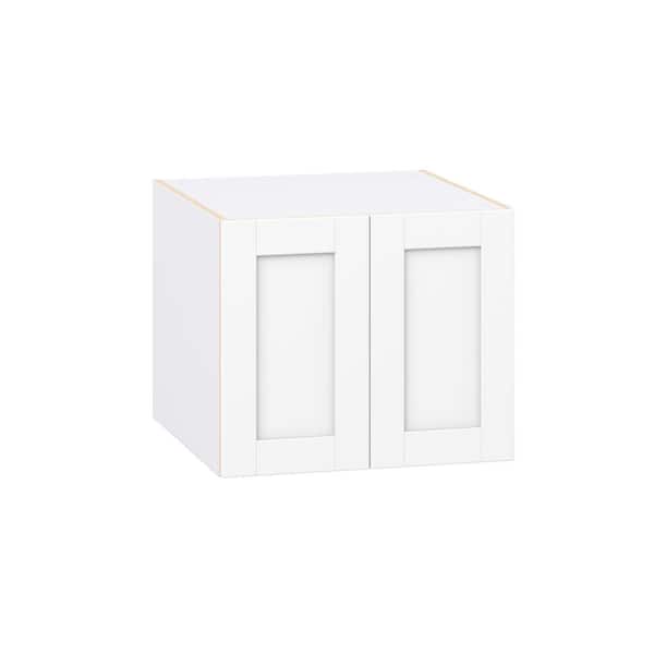 Milton 24 in. W x 24 in. D x 20 in. H Assembled Shaker Wall Kitchen Cabinet in Bright White