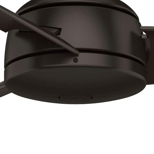 Hunter - Trimaran 52 in. Outdoor Premier Bronze Ceiling with Wall Control For Patios or Bedrooms