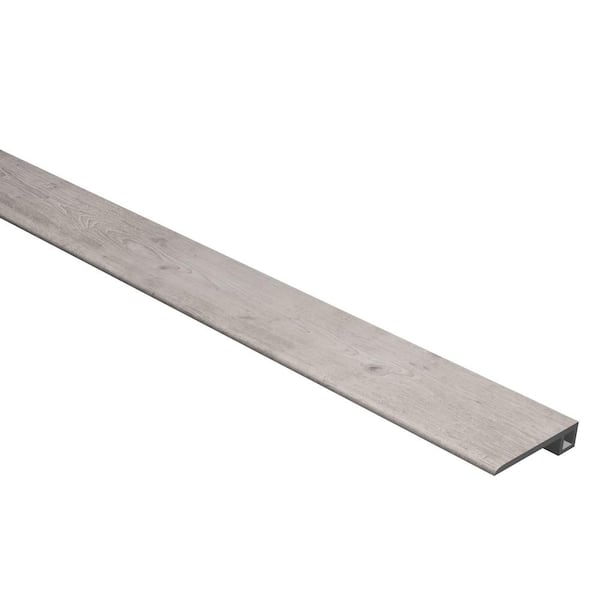 CALI Vinyl Pro Classic Gray Ash 3/8 in. Thick x 1-3/8 in. Wide x 72-5/6 in. Length Vinyl Threshold