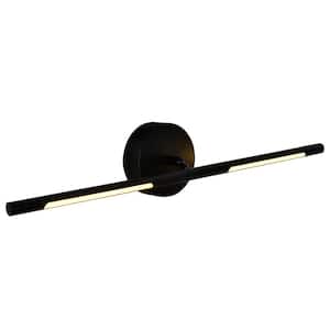 Oskil LED Integrated Wall Light With Black Finish