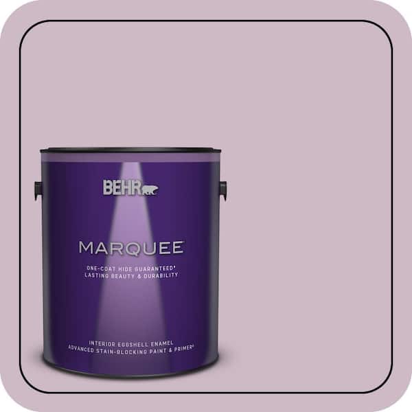 BEHR MARQUEE 1 gal. #S110-3 Queens Violet One-Coat Hide Eggshell Enamel Interior Paint & Primer