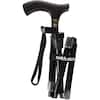 switch sticks Luxury Folding Walking Stick, 32 in to 37 in, Cane with water  resistant bag, wrist strap and hook & loop band, in Black 502-2000-0000 -  The Home Depot