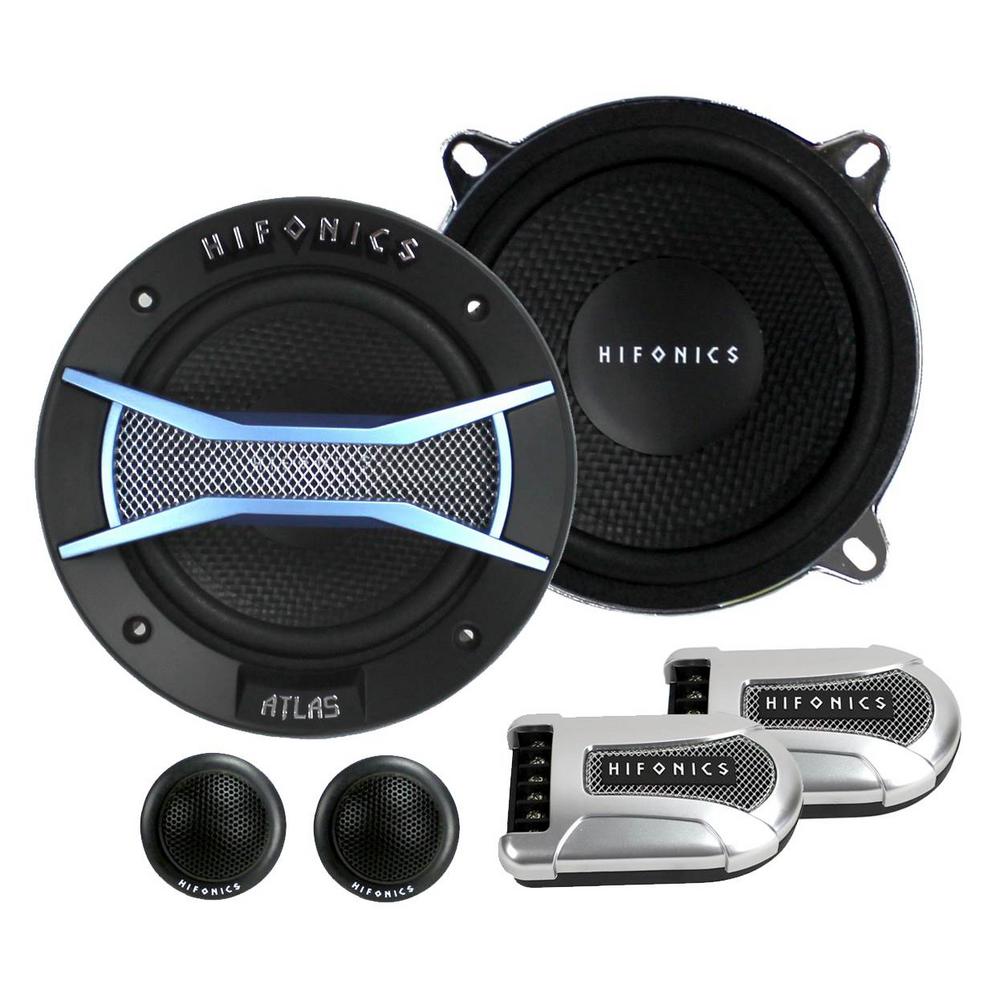5.25 in. 340-Watt Car Audio Stereo Component Speakers System
