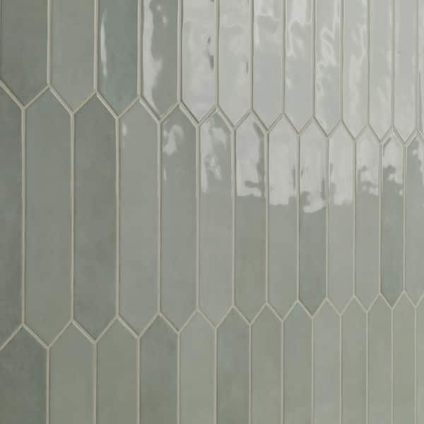 Lakeview Jade Picket 2.5 in. x 13 in. Glossy Ceramic Wall Tile (12.21 sq. ft./Case)