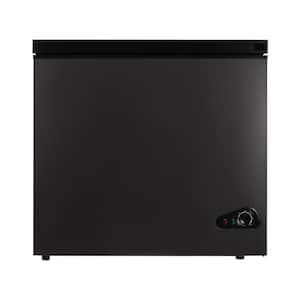 20.48 in. 7.1 cu. ft. Manual Defrost Chest Freezer with 1-Basket in Black